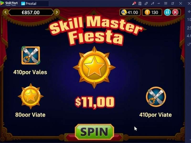Skill Master Fiesta Game Interface